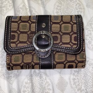 Liz & Co. Signature Trifold Wallet - EUC
